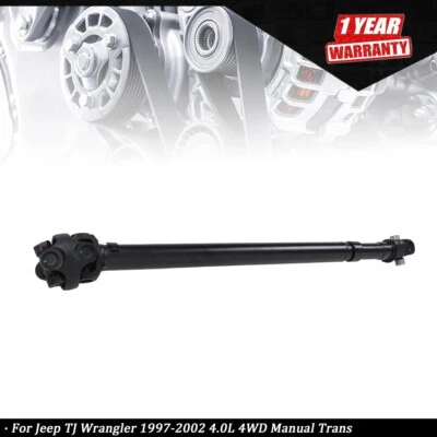 For Jeep TJ Wrangler 1997-2002 4.0L 4WD Manual Trans Front Driveshaft Assembly - Image 1 of 4