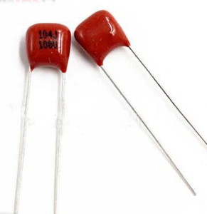 50Pcs CBB Capacitor 100V 104J 0.1UF 100NF 104J 100V Pitch 5mm P5 - Picture 1 of 3