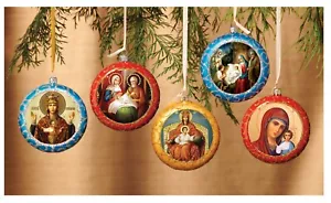 Christmas Ornaments Nativity Virgin Mary Inexhaustible Cup Queen of All, Kazan - Picture 1 of 6