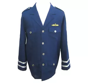 Royal Air Force Herren Uniform Kostüm (groß) blau reflektierend Pilot Militär - Bild 1 von 6