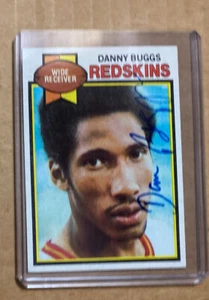 1979 Topps Danny Buggs #528 handsigniert Washington Redskins - Bild 1 von 2