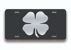 Four Leaf Clover License Plate Tag Vanity Front Aluminum 6 Inches By 12 Inches