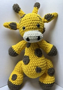 Häkelgiraffe, Handarbeit. 20 Zoll groß - Bild 1 von 5