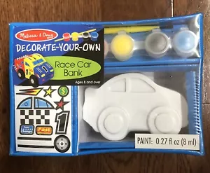 Melissa & Doug - Decora tu propio banco de coches de carreras NUEVO sellado - Imagen 1 de 2