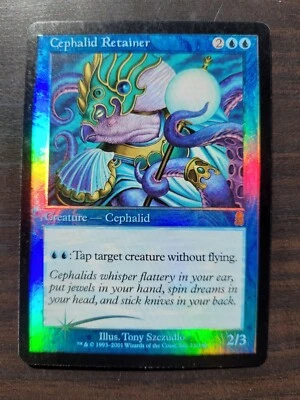 MTG Odyssey Foil - 1 x Cephalid Retainer (NM) - Image 1 of 3