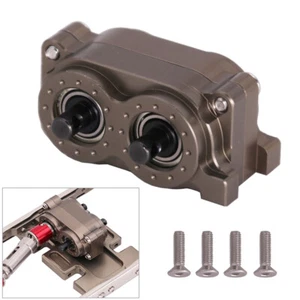 CNC Metal Gearbox Transfer Case For RC 1/10 SCX10 Wrangler DIY Accessories 90046 - Picture 1 of 8