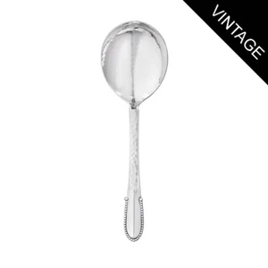 Georg Jensen Silver Serving Spoon, Small - Beaded/ Kugle - Picture 1 of 1