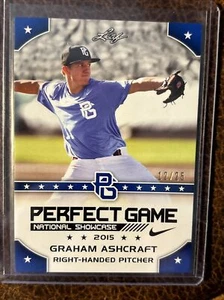 Graham Ashcraft 2015 Leaf Perfect Game All-American SHOWCASE BLAU RC Rookie #/25 - Bild 1 von 2