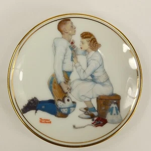 Best Of Norman Rockwell Miniature Collectors Plate "LETTERMAN"   JEJ7K - Picture 1 of 8