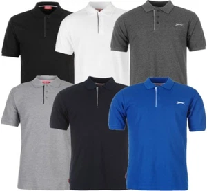 ✅👕 SLAZENGER Herren Polo Shirt Hemd S M L XL XXL 3XL 4XL Freizeit Fitness Sport - Picture 1 of 16
