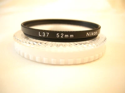 Genuine Nikon 52mm L37 UV filter for Nikon, Sigma, Promaster, Tamron, Tokina - Image 1 of 3