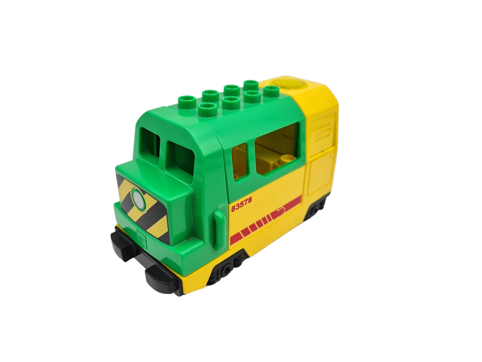 Lego® train Duplo DELUXE chemin de fer Locomotive de Électricité complet VERTE - Photo 1/1
