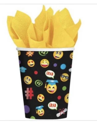 Awesome Emoji Grad 9Oz Cup - 50 Count - Image 1 of 3