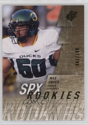 2009 SPx SPx Rookies /799 Max Unger #184 Rookie RC - Image 1 of 2