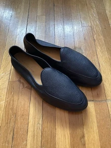 Mocasines sin cordones Luxe Baudoin & Lange London de cuero negro 8,5 para hombre, como nuevos - Imagen 1 de 7