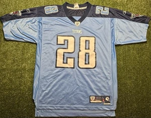 Reebok Tennessee Titans Chris Johnson #28 Stitched Jersey Size Large - Picture 1 of 12