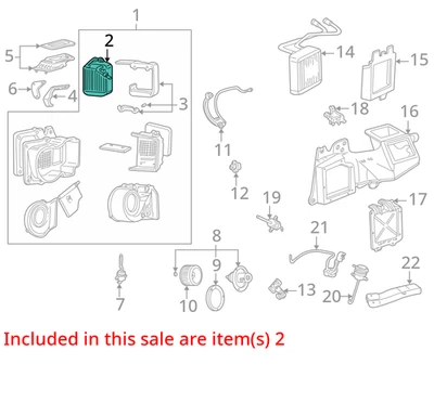 99 00 01 02 03 04 05 06 07 FORD F250 SUPER DUTY AC EVAPORATOR 590898 Foto 1 de 2