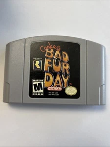 Nintendo 64 Conkers Bad Fur Day N64 - Picture 1 of 2