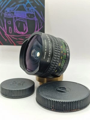 MC Zenitar M 2.8/16 Fishe-eye short throw ultra wide angle USSR lens m42 - Image 1 of 4