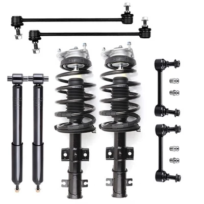 Front Rear Shocks Struts Assembly Sway Bar For Volvo V70 S80 S60 FWD - Image 1 of 4