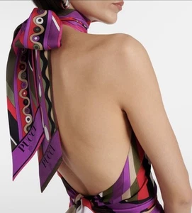 Purple Black And Red Pucci Halter Top - Picture 1 of 2