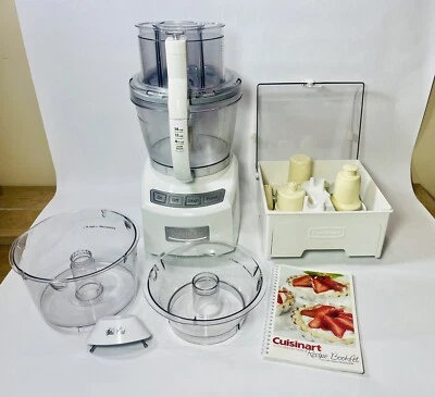 Procesador de alimentos Cuisinart FP 14 tazas con estuche de accesorios libro de recetas, cuchillas Foto 1 de 4