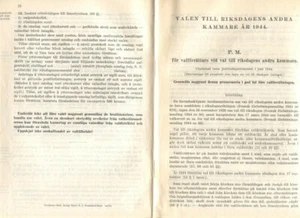 Sweden A98 document 1944 Elections to Riksdag - Picture 1 of 1