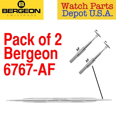 Bergeon 6767-AF - Replacement FINE FORKED point tip for 6767-F Tool (Pack of 2) - Image 1 of 2