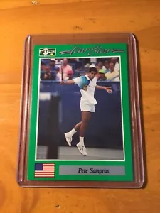Pete Sampras Netpro Rookie #7 1991 raro prototipo gira estrellas - Imagen 1 de 2