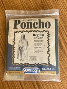 Poncho, Multi-Purpose, Regular 54" x 80", Model REI502 by Outdoor Products - Picture 1 of 4