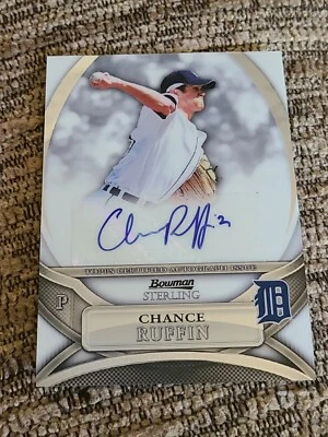 Chance Ruffin 2011 Bowman Sterling Prospect Autograph Baseball Card NM/MT BSP-CR - Image 1 of 2