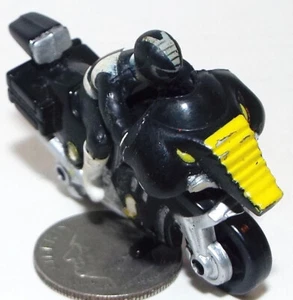 Small Micro Machine Power Rangers Mastodon Motorcycle in Black and Yellow #1 - Picture 1 of 4