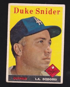 1958 Topps #88 Duke Snider ~ HOF ~ Dodgers great ~ VGEX-EX ~ AJMCARDS - Picture 1 of 1