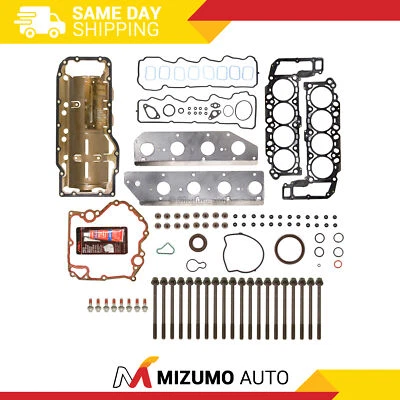 Full Gasket Set Head Bolts Fit 08-10 Dodge Dakota Ram Durango Jeep Commander 4.7 - Image 1 of 4