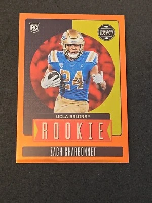 2023 Panini Legacy #160 Zach Charbonnet Premium Edition Orange #149/149 - Wow 🏈 - Image 1 of 3
