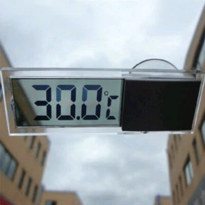 1x medidor de pantalla digital LCD para habitación interior de automóvil termómetro ventosa accesorios - Imagen 1 de 11