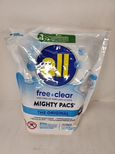 All Mighty Pacs Laundry Detergent Free Clear for Sensitive Skin, Pouch, 39 Count - Picture 1 of 2
