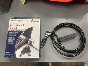 Kensington Microsaver Notebook Lock 6ft Laptop Cable 2  Keys