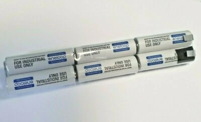 Eneloop AA 2x3 Reihe BK-3MCCE mit Lötfahne Modellbau Akkupack / 7,2V      - Bild 1 von 2