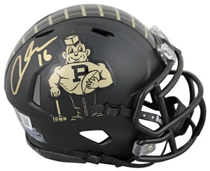Purdue Aidan O'Connell Authentic Signed Vintage Speed Mini Helmet BAS Witnessed - Picture 1 of 2