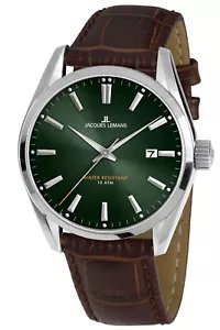 Jacques Lemans Mens Wrist Band Watch Derby 1-1859D - Picture 1 of 6