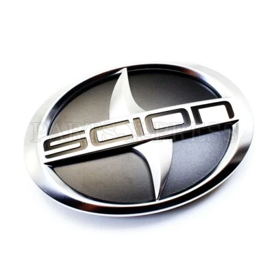 GENUINE TOYOTA 2010-2015 SCION XB FRONT GRILLE RADIATOR NAMEPLATE "SCION" EMBLEM - Image 1 of 4