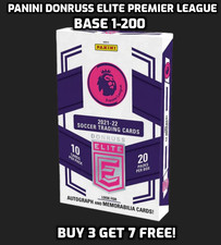 Panini Donruss Elite 21-22 Premier League Base/Rookie Cards #1 To #200