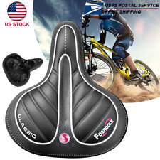 Comfort Wide Big Bum Soft Gel Cruiser Bike Saddle Bicycle Seat Air Cushion Pad