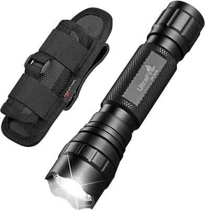 Linterna táctica ULTRAFIRE con funda, linterna LED monomodo 1000 de alto - Imagen 1 de 5