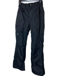 Salomon Men's Small Fantasy Ski Pants Black Cargo Multi Pocket - Picture 1 of 17