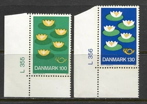 DENMARK 1977, FLOWERS, NORDIC COUNTRIES COOPERATION COUNCIL, Scott 597-598, MNH - Picture 1 of 1