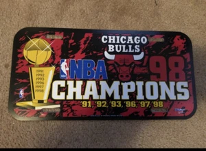 Chicago Bulls NBA Champs Plastic 6X NBA Finals 91,92,93. 96,97,98. VANITY - Picture 1 of 1