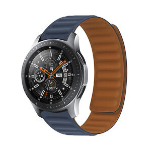 Bracelet pour Honor Magic Watch / GS3 Silicone Souple Attache Magnétique Bleu