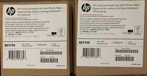 HP Q6579A Instant Dry Semi-Glossy Photo Plotter Paper 190G 610Mm X 30.5M X 2Pcs - Picture 1 of 2